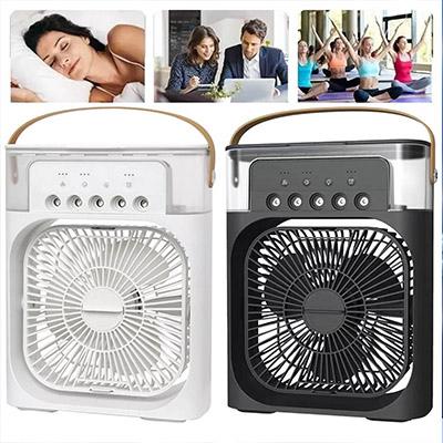 Five hole spray fan small fan mini fan multi-function fan dormitory office lighting — FM